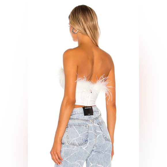Revolve Ramona Bustier Top (size medium) in white - Picture 3 of 8